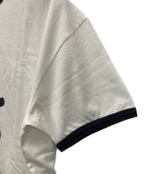 MICKEY MOUSE（ミッキーマウス）MICKEY MOUSE (ミッキーマウス) JOURNAL STANDARD (ジャーナルスタンダード) 半袖Tシャツ ホワイト×ブラック サイズ:Sの古着・服飾アイテム