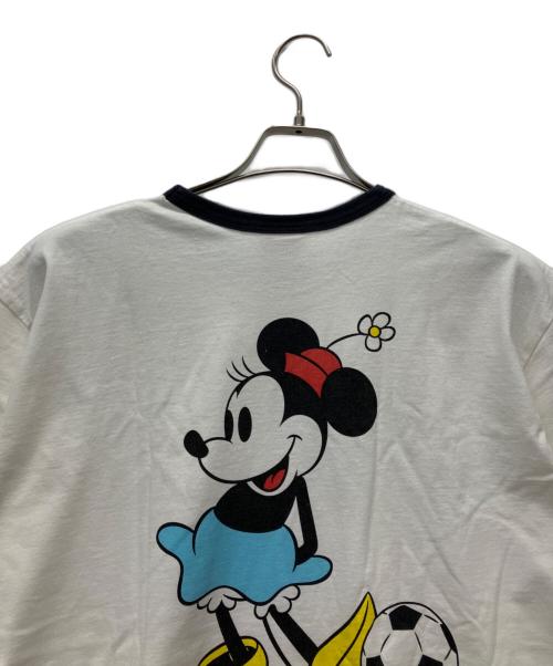 MICKEY MOUSE（ミッキーマウス）MICKEY MOUSE (ミッキーマウス) JOURNAL STANDARD (ジャーナルスタンダード) 半袖Tシャツ ホワイト×ブラック サイズ:Sの古着・服飾アイテム