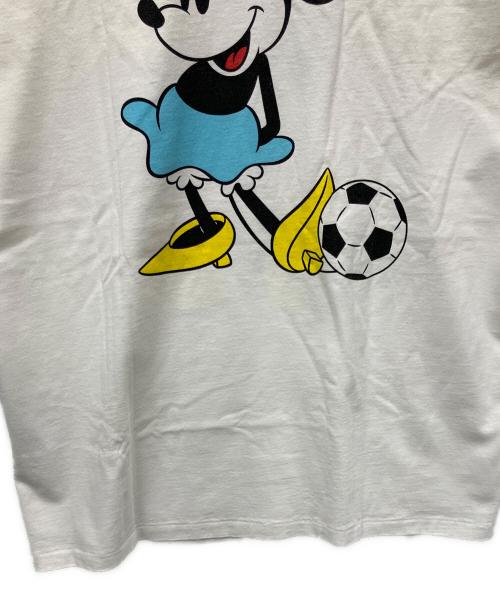 MICKEY MOUSE（ミッキーマウス）MICKEY MOUSE (ミッキーマウス) JOURNAL STANDARD (ジャーナルスタンダード) 半袖Tシャツ ホワイト×ブラック サイズ:Sの古着・服飾アイテム
