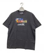 GORILLAZ×bonjour recordsゴリラズ×ボンジュールレコード）の古着「半袖Tシャツ」｜チャコールグレー