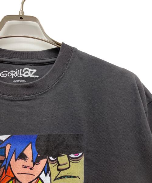 GORILLAZ（ゴリラズ）GORILLAZ (ゴリラズ) bonjour records (ボンジュールレコード) 半袖Tシャツ チャコールグレー サイズ:XLの古着・服飾アイテム