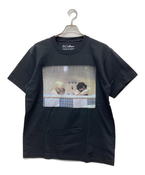 10 CULTURE（テンカルチャー）10 CULTURE (テンカルチャー) Adam et Rope (アダム エ ロペ) 半袖Tシャツ ブラック サイズ:Lの古着・服飾アイテム