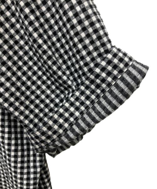 LACOSTE（ラコステ）LACOSTE (ラコステ) クールマックスブレンドジャガード半袖ポロシャツ ブラック×ホワイト サイズ:US Mの古着・服飾アイテム