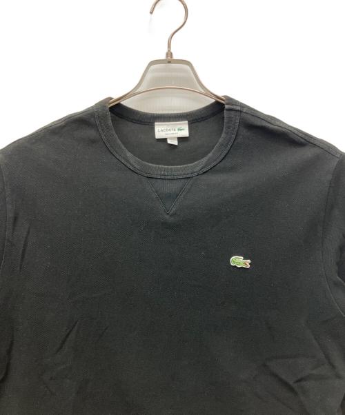 LACOSTE（ラコステ）LACOSTE (ラコステ) 半袖カットソー ブラック サイズ:US　Lの古着・服飾アイテム