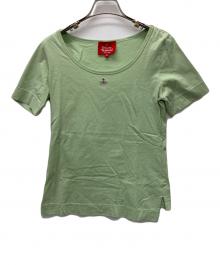 Vivienne Westwood（ヴィヴィアンウエストウッド）の古着「半袖カットソー」｜グリーン