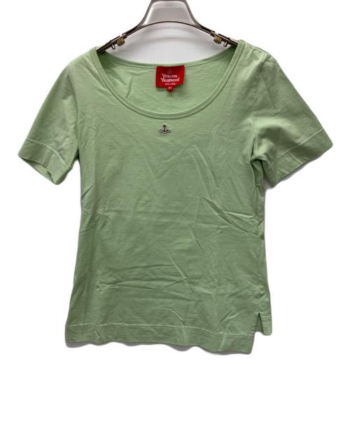 Vivienne Westwood（ヴィヴィアンウエストウッド）Vivienne Westwood (ヴィヴィアンウエストウッド) 半袖カットソー グリーン サイズ:Mの古着・服飾アイテム