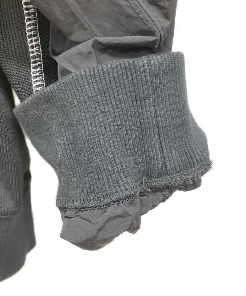MAISON SPECIAL（メゾンスペシャル）MAISON SPECIAL (メゾンスペシャル) ナイロン切替スウェット ブラック サイズ:02の古着・服飾アイテム
