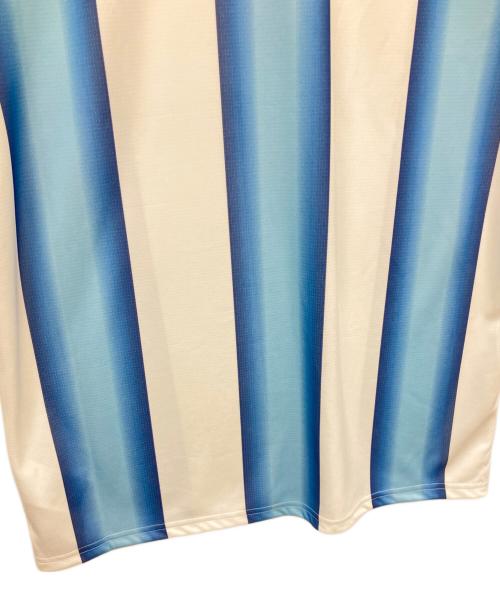 adidas（アディダス）adidas (アディダス) ゲームシャツ ブルー×ホワイト サイズ:２XL 未使用品の古着・服飾アイテム