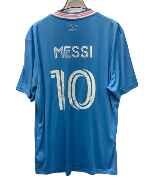 adidas（アディダス）adidas (アディダス) ゲームシャツ ブルー×ピンク サイズ:2XL 未使用品の古着・服飾アイテム