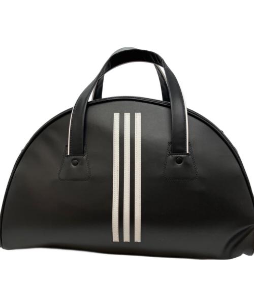 adidas（アディダス）adidas (アディダス) スリーストライプス ボストンバッグ ブラックの古着・服飾アイテム