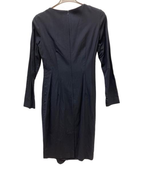 MaxMara（マックスマーラ）MaxMara (マックスマーラ) 長袖ワンピース ネイビー サイズ:SIZE42の古着・服飾アイテム