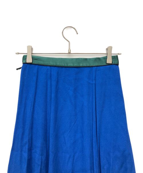 TOGA PULLA（トーガ プルラ）TOGA PULLA (トーガ プルラ) 15SS Embroidery Georgette Skirt ブルー サイズ:36の古着・服飾アイテム