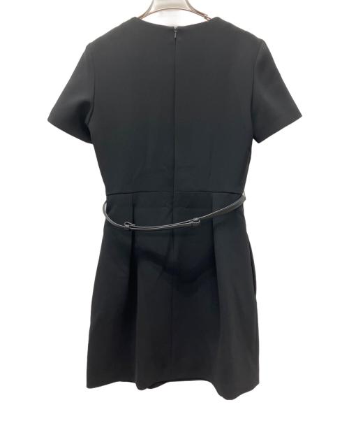 MaxMara（マックスマーラ）MaxMara (マックスマーラ) 半袖ワンピース ブラック サイズ:40の古着・服飾アイテム