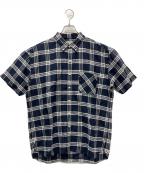 nonnativeノンネイティブ）の古着「半袖シャツ」｜ブルー×ホワイト