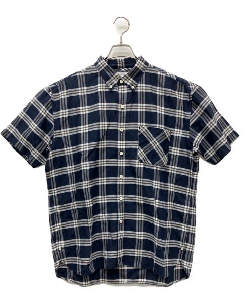 nonnative（ノンネイティブ）nonnative (ノンネイティブ) 半袖シャツ ブルー×ホワイト サイズ:2の古着・服飾アイテム