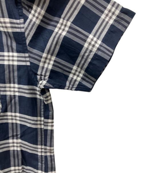 nonnative（ノンネイティブ）nonnative (ノンネイティブ) 半袖シャツ ブルー×ホワイト サイズ:2の古着・服飾アイテム