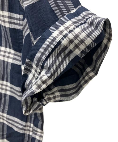 nonnative（ノンネイティブ）nonnative (ノンネイティブ) 半袖シャツ ブルー×ホワイト サイズ:2の古着・服飾アイテム