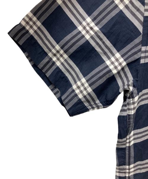 nonnative（ノンネイティブ）nonnative (ノンネイティブ) 半袖シャツ ブルー×ホワイト サイズ:2の古着・服飾アイテム