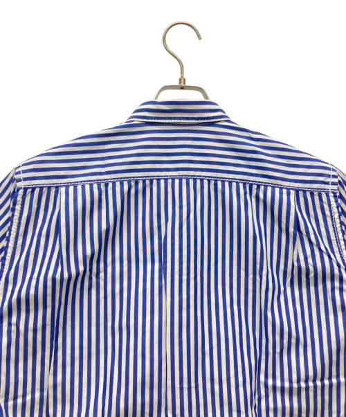COMME des GARCONS HOMME（コムデギャルソン オム）COMME des GARCONS HOMME (コムデギャルソン オム) 半袖シャツ ブルー×ホワイト サイズ:Ｓの古着・服飾アイテム