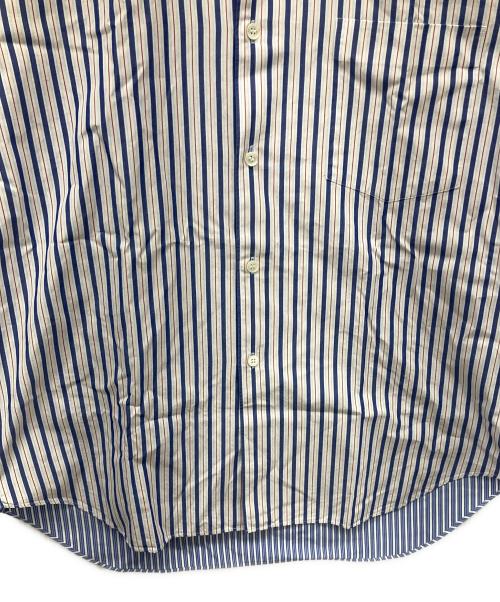 COMME des GARCONS HOMME（コムデギャルソン オム）COMME des GARCONS HOMME (コムデギャルソン オム) 半袖シャツ ブルー×ホワイト×レッド サイズ:Ｍの古着・服飾アイテム