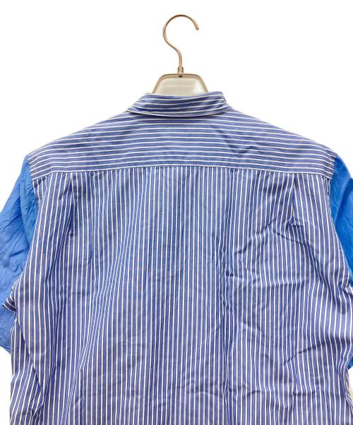 COMME des GARCONS HOMME（コムデギャルソン オム）COMME des GARCONS HOMME (コムデギャルソン オム) 半袖シャツ ブルー×ホワイト×レッド サイズ:Ｍの古着・服飾アイテム