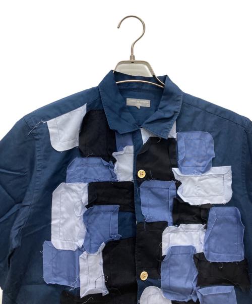COMME des GARCONS HOMME（コムデギャルソン オム）COMME des GARCONS HOMME (コムデギャルソン オム) 半袖シャツ ネイビー サイズ:Mの古着・服飾アイテム