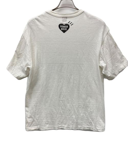 HUMAN MADE（ヒューマンメイド）HUMAN MADE (ヒューマンメイド) 半袖Tシャツ ホワイト サイズ:Lの古着・服飾アイテム