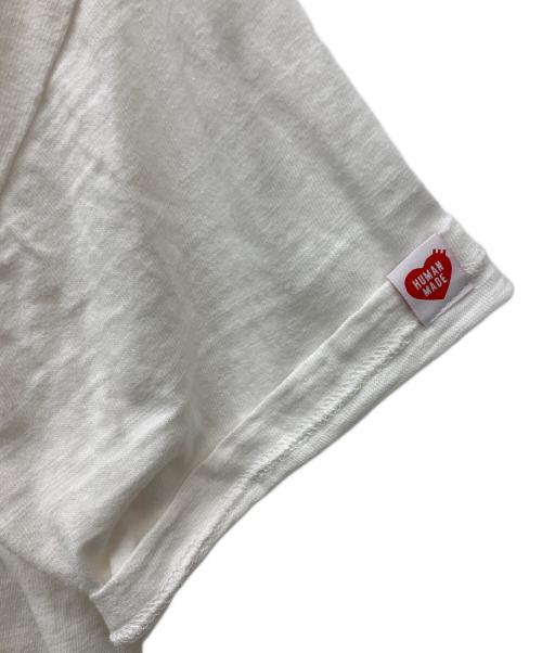 HUMAN MADE（ヒューマンメイド）HUMAN MADE (ヒューマンメイド) 半袖Tシャツ ホワイト サイズ:Lの古着・服飾アイテム