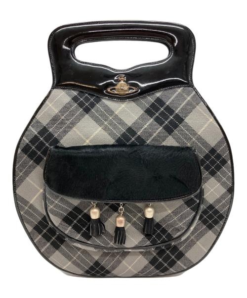 Vivienne Westwood（ヴィヴィアンウエストウッド）Vivienne Westwood (ヴィヴィアンウエストウッド) ハンドバッグ グレーの古着・服飾アイテム
