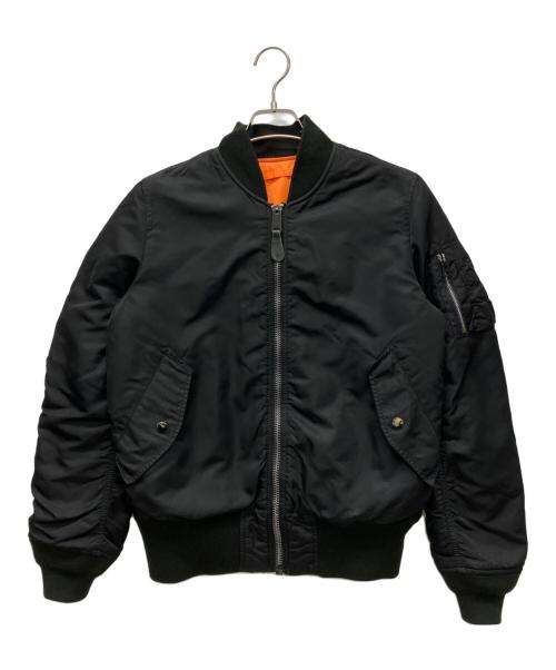 ALPHA（アルファ）ALPHA (アルファ) MA-1ジャケット ブラック サイズ:Sの古着・服飾アイテム