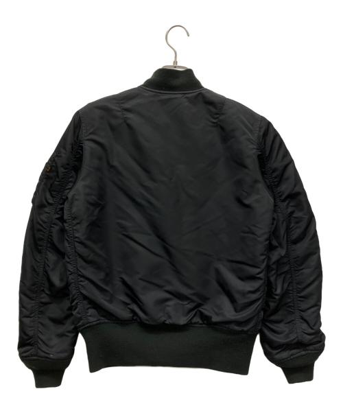 ALPHA（アルファ）ALPHA (アルファ) MA-1ジャケット ブラック サイズ:Sの古着・服飾アイテム