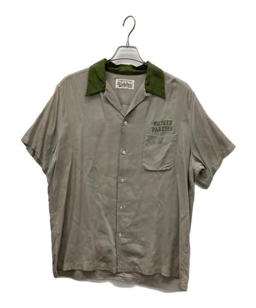 WACKO MARIA（ワコマリア）WACKO MARIA (ワコマリア) 半袖シャツ グレー×グリーン サイズ:Lの古着・服飾アイテム