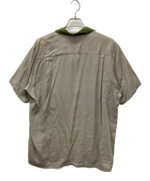 WACKO MARIA（ワコマリア）WACKO MARIA (ワコマリア) 半袖シャツ グレー×グリーン サイズ:Lの古着・服飾アイテム