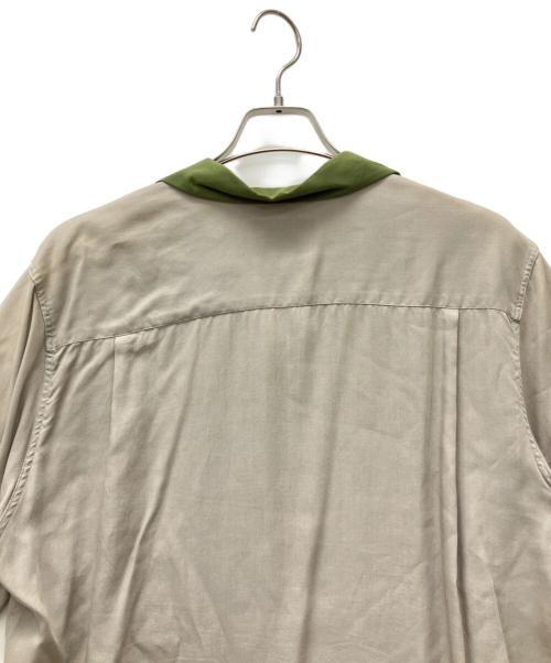 WACKO MARIA（ワコマリア）WACKO MARIA (ワコマリア) 半袖シャツ グレー×グリーン サイズ:Lの古着・服飾アイテム