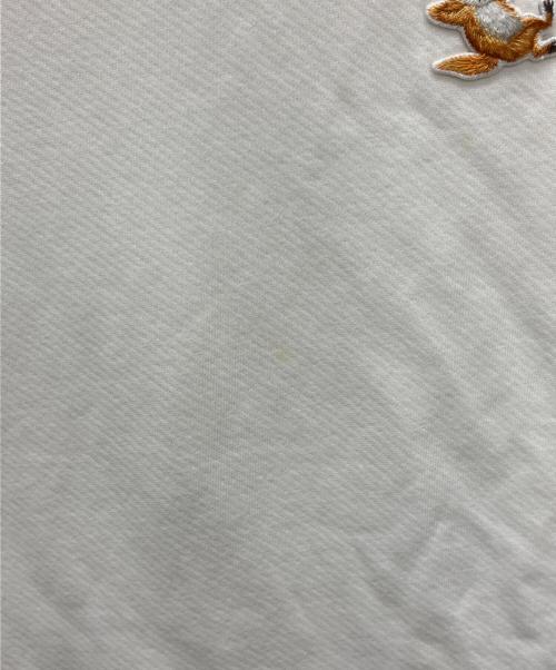 maison kitsune（メゾンキツネ）maison kitsune (メゾンキツネ) チラックス フォックス パッチ クラシックスウェットシャツ ホワイト サイズ:Ｍの古着・服飾アイテム