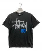 stussyステューシー）の古着「半袖カットソー」｜ブラック