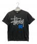 stussy（ステューシー）の古着「半袖カットソー」｜ブラック