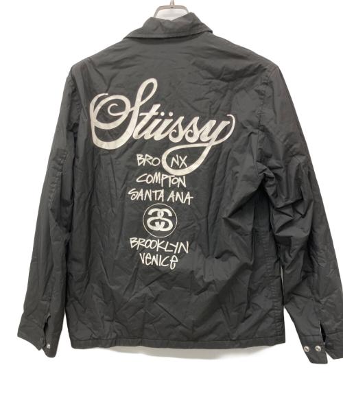 stussy（ステューシー）stussy (ステューシー) コーチジャケット ブラック サイズ:Mの古着・服飾アイテム
