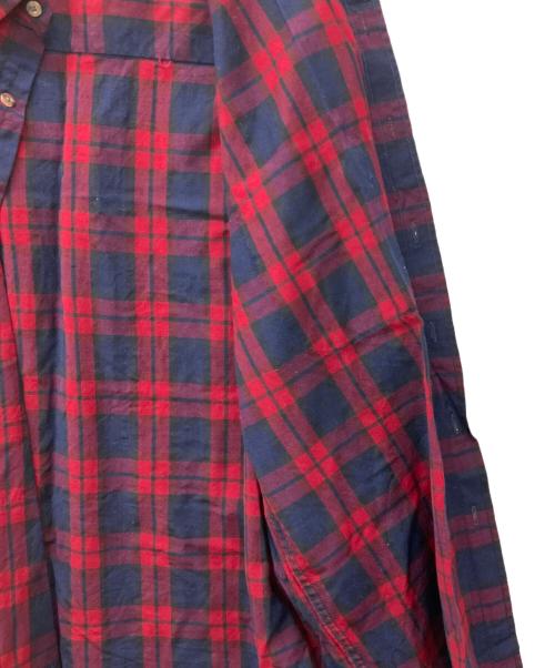 SIR PENDLETON（サーペンドルトン）SIR PENDLETON (サーペンドルトン) ボタンダウンシャツ レッド×ブルー サイズ:Lの古着・服飾アイテム
