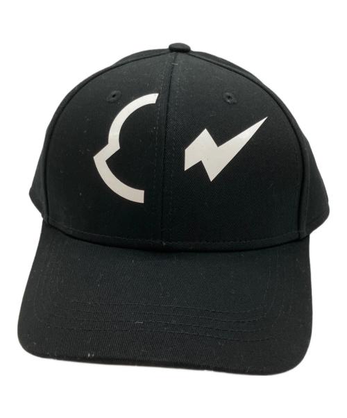 MONCLER（モンクレール）MONCLER (モンクレール) FRAGMENT DESIGN (フラグメントデザイン) BASEBALL HAT ブラック 未使用品の古着・服飾アイテム