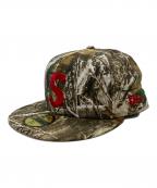 SUPREME×New Eraシュプリーム×ニューエラ）の古着「Gold Cross S Logo」｜カーキ
