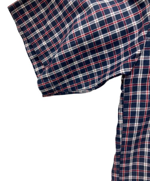 stussy（ステューシー）stussy (ステューシー) 半袖シャツ ネイビー×レッド サイズ:Mの古着・服飾アイテム