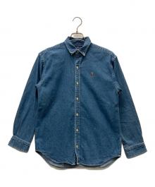 RALPH LAUREN（ラルフローレン）の古着「長袖シャツ」｜インディゴ