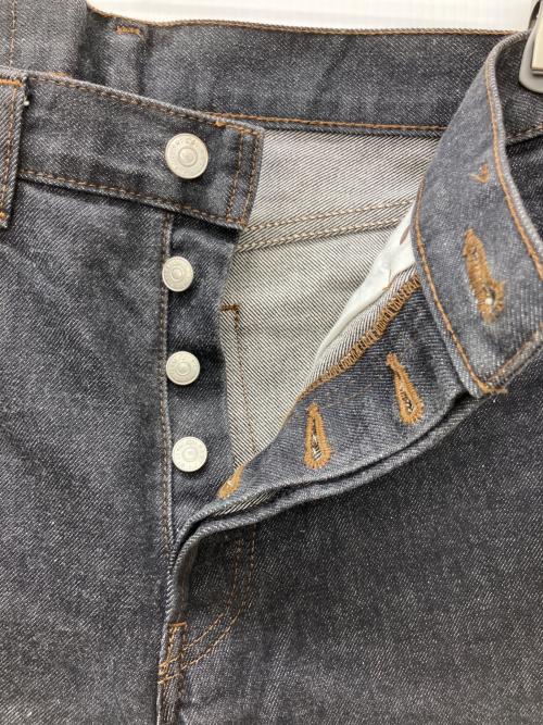 LE（エルイー）LE (エルイー) ボタンフライデニムパンツ ブラック サイズ:Mの古着・服飾アイテム