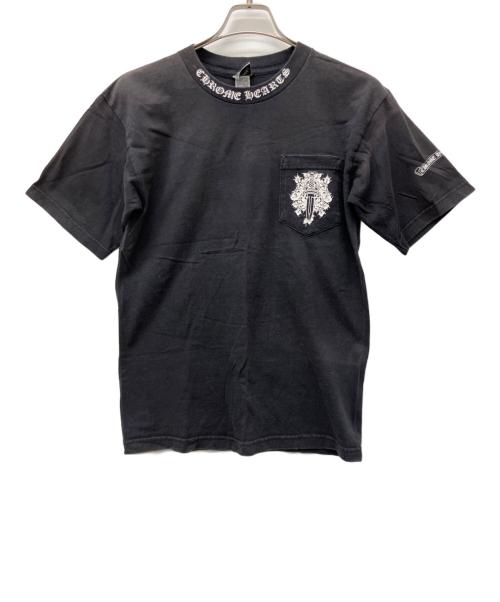 CHROME HEARTS（クロムハーツ）CHROME HEARTS (クロムハーツ) ダガーポケットTシャツ ブラック サイズ:Mの古着・服飾アイテム