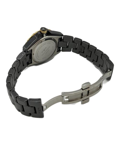 TECHNOS（テクノス）TECHNOS (テクノス) 腕時計 ブラックの古着・服飾アイテム