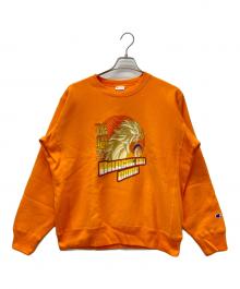 Champion×ドラゴンボール（チャンピオン×ドラゴンボール）の古着「裏起毛リバースウィーブスウェット」｜オレンジ