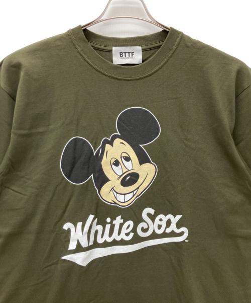 BACK TO THE FIELD（バック トゥ ザ フィールド）BACK TO THE FIELD (バック トゥ ザ フィールド) DISNEY (ディズニー) 半袖カットソー グリーン サイズ:Lの古着・服飾アイテム