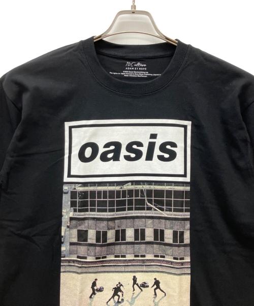 Adam et Rope（アダム エ ロペ）Adam et Rope (アダム エ ロペ) 10 cluture oasis (オアシス) 半袖カットソー ブラック サイズ:Lの古着・服飾アイテム