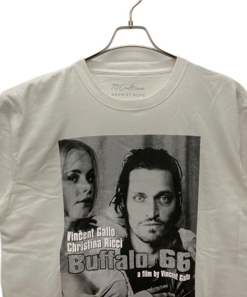 Adam et Rope（アダム エ ロペ）Adam et Rope (アダム エ ロペ) 10culture (テンカルチャー) Buffalo66 半袖カットソー ホワイト サイズ:XLの古着・服飾アイテム